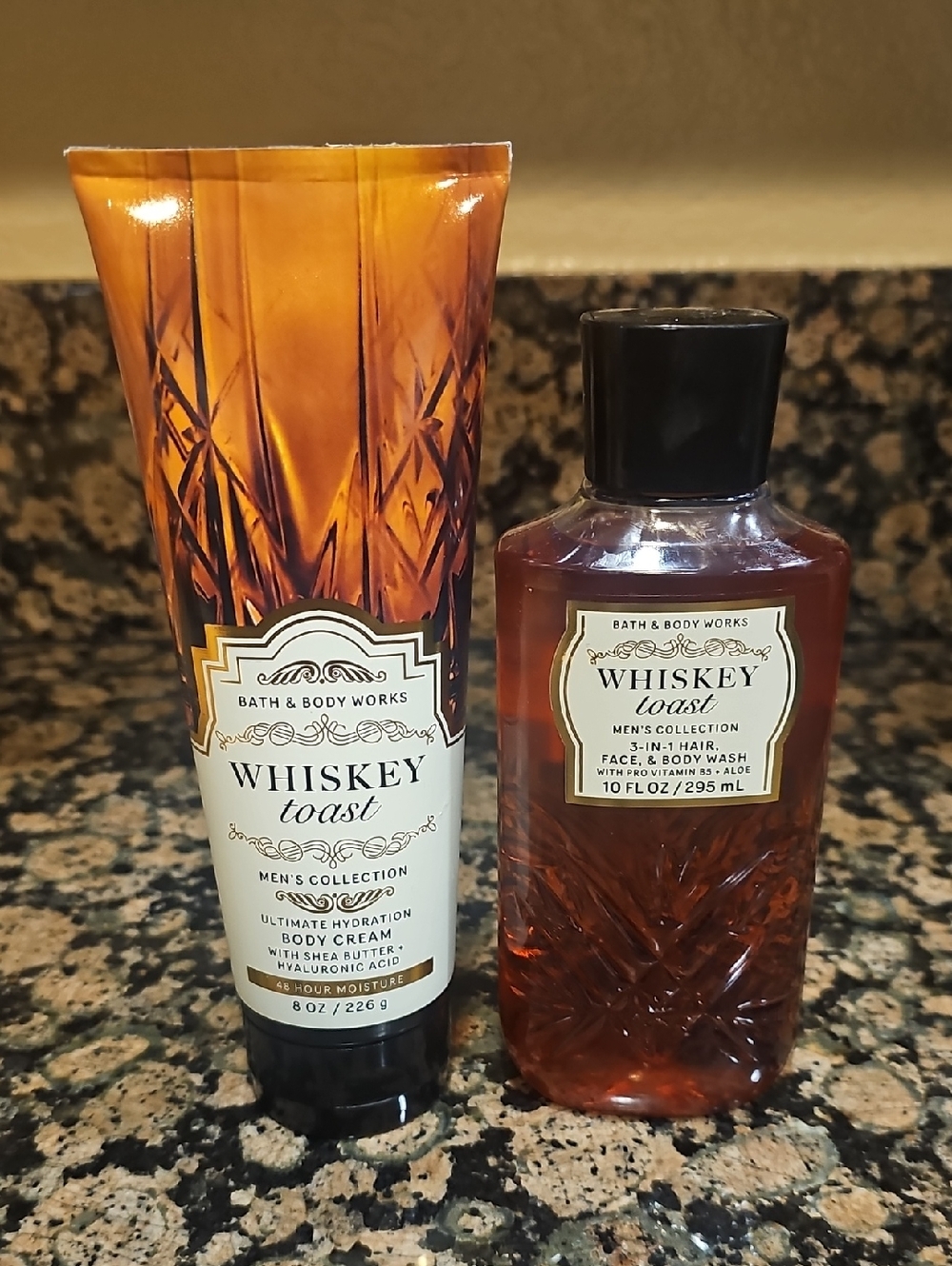 BBW Whiskey Toast Men's Body Cream & Body Wash